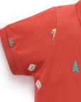 baby kids purebaby organic christmas polo tee baby kids christmas outfit
