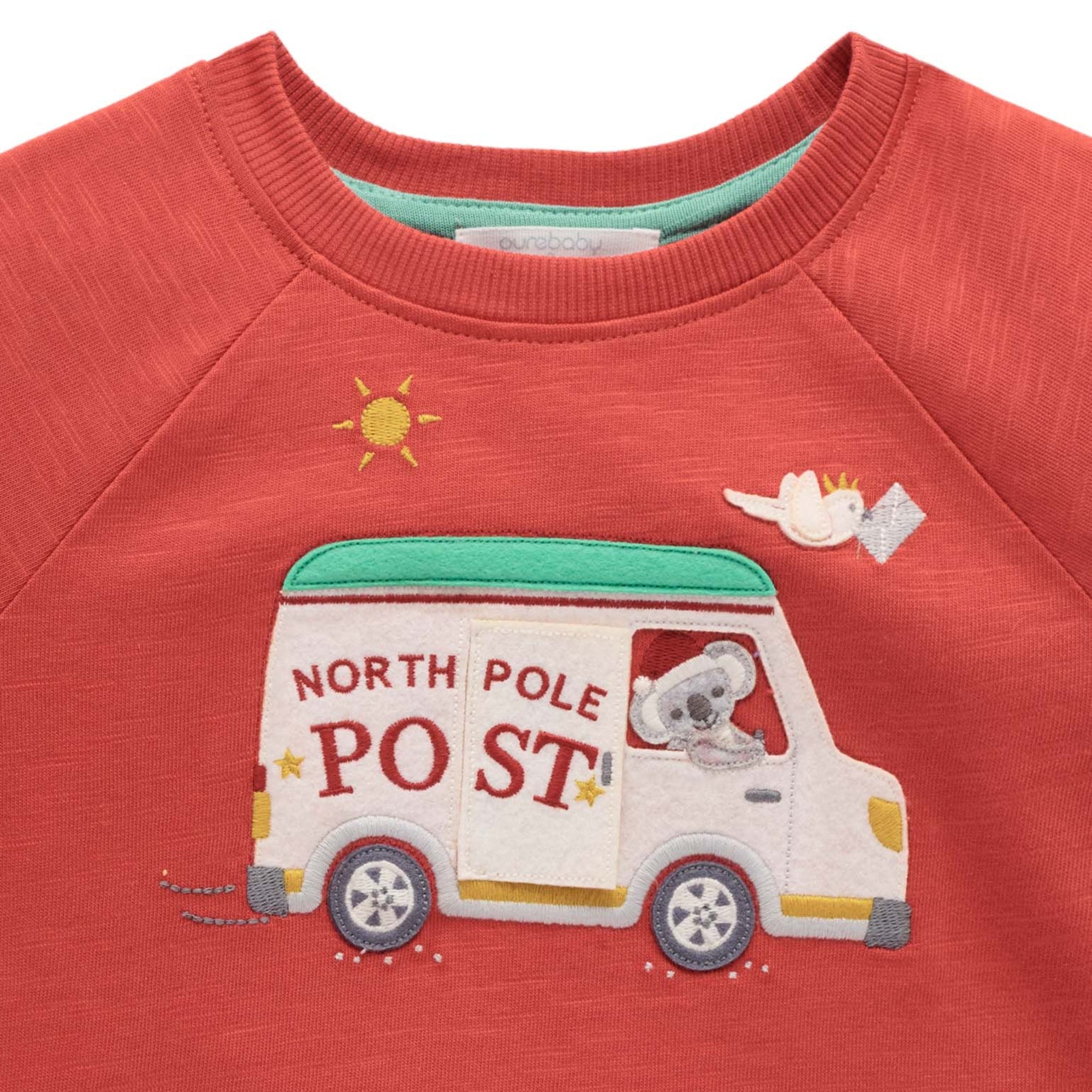 baby kids purebaby organic christmas tee
