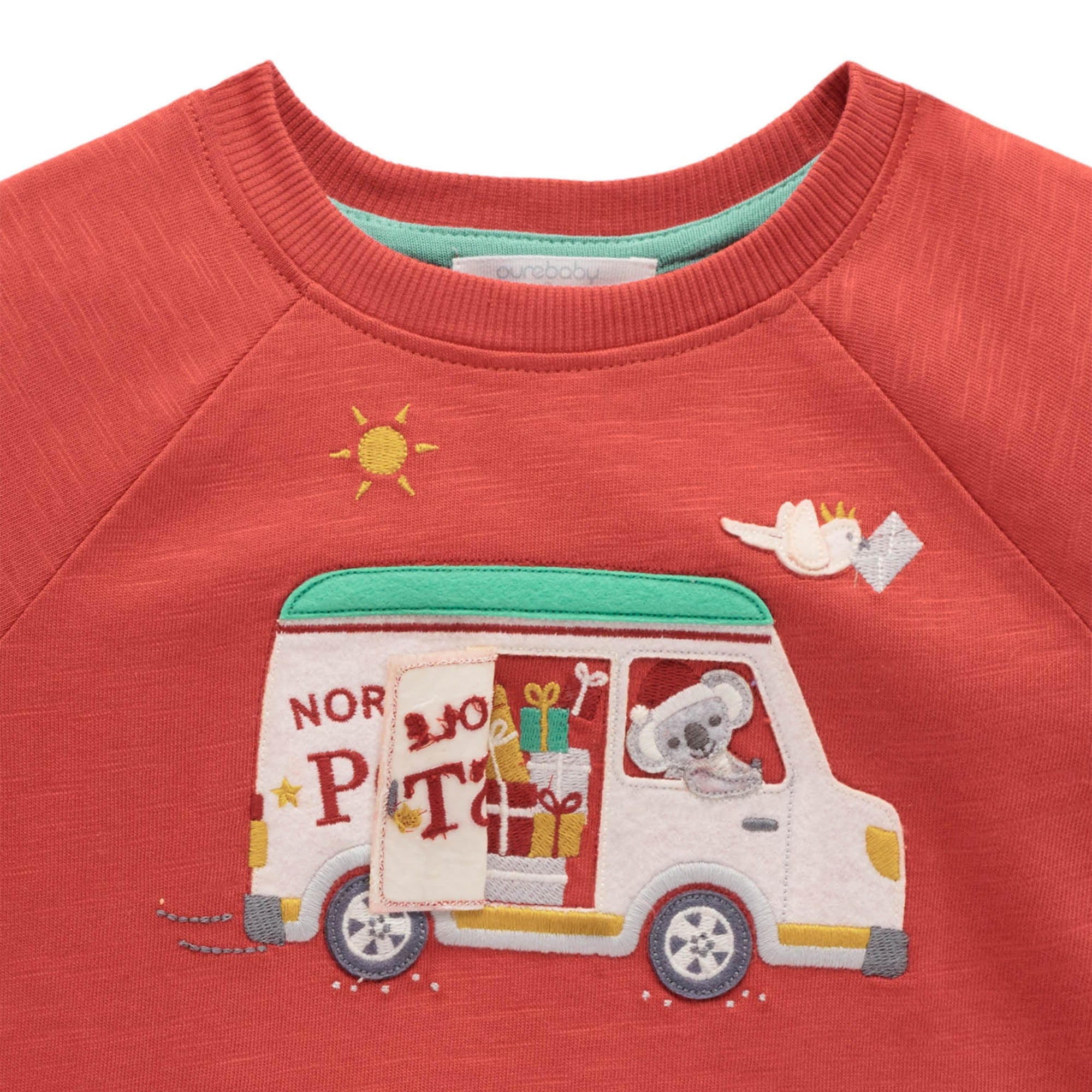 baby kids purebaby organic christmas tee