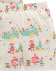 baby kids christmas pyjama pj set purebaby organic cotton sleepwear