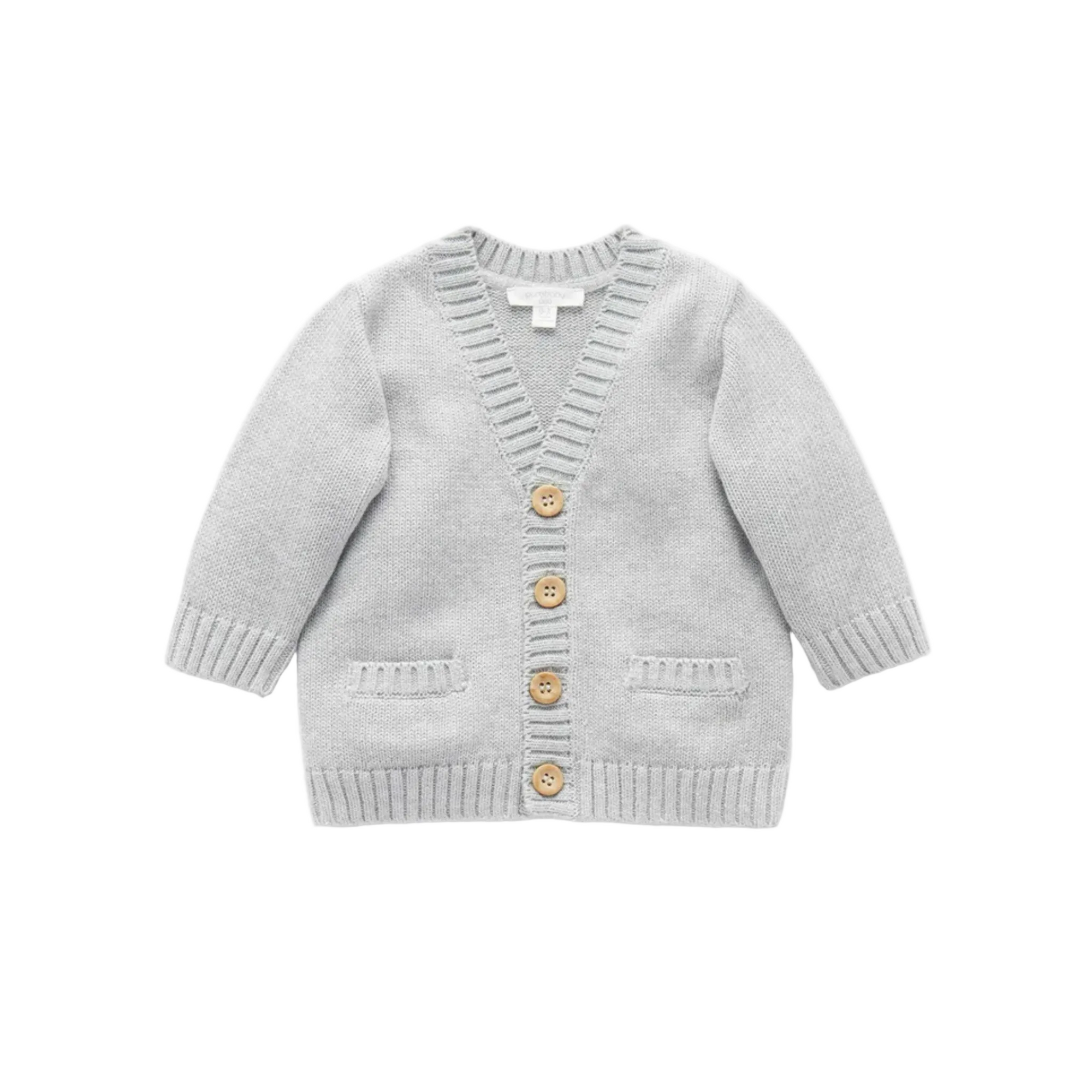 purebaby organic cotton wool cardigan kids