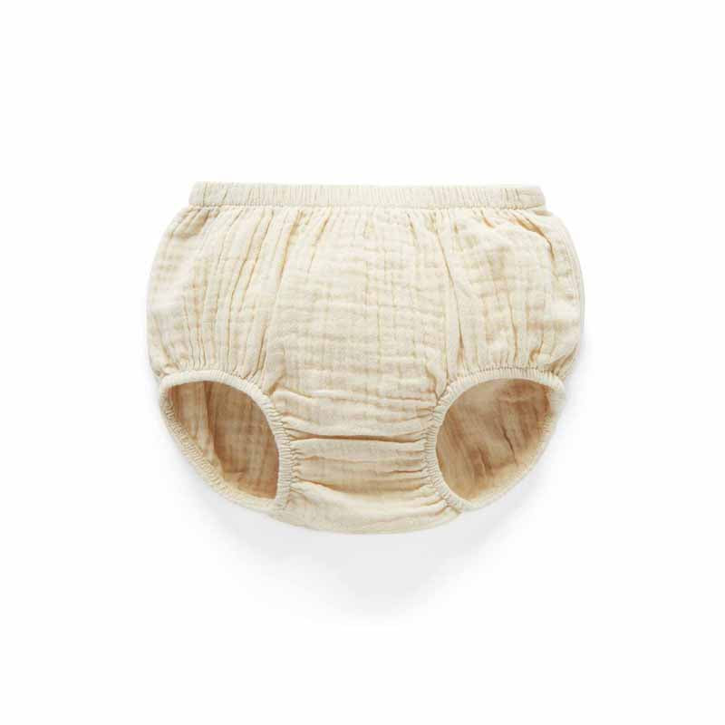 purebaby crinkle bloomer baby diaper cover