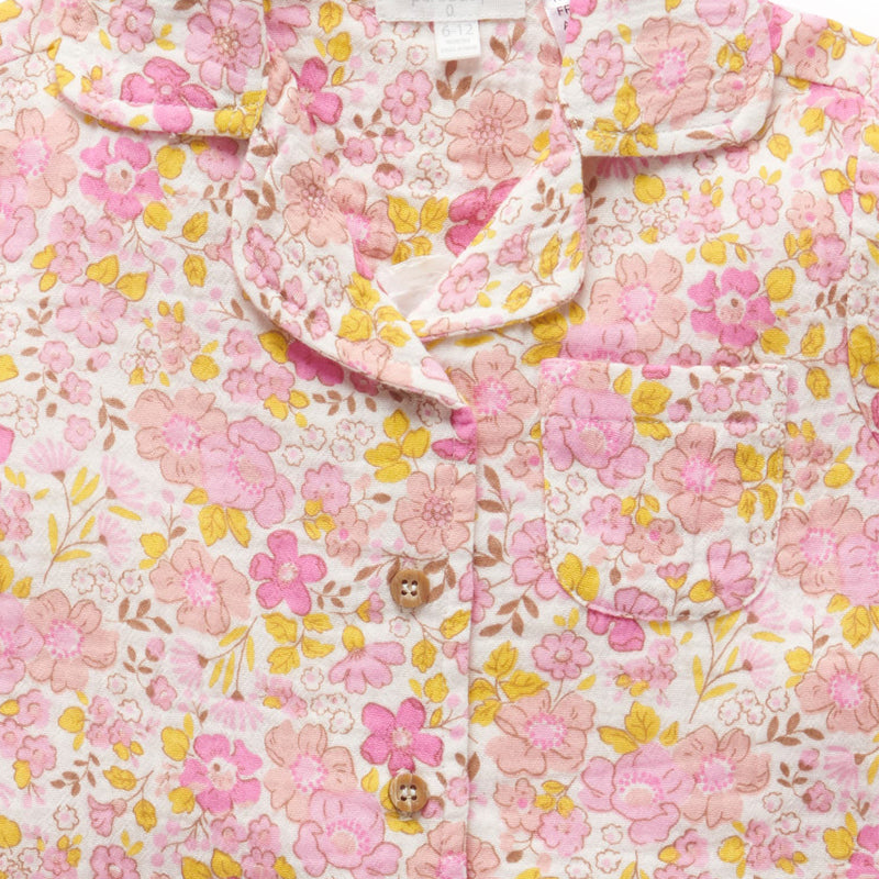 Summer Blooms Crinkle PJ Set