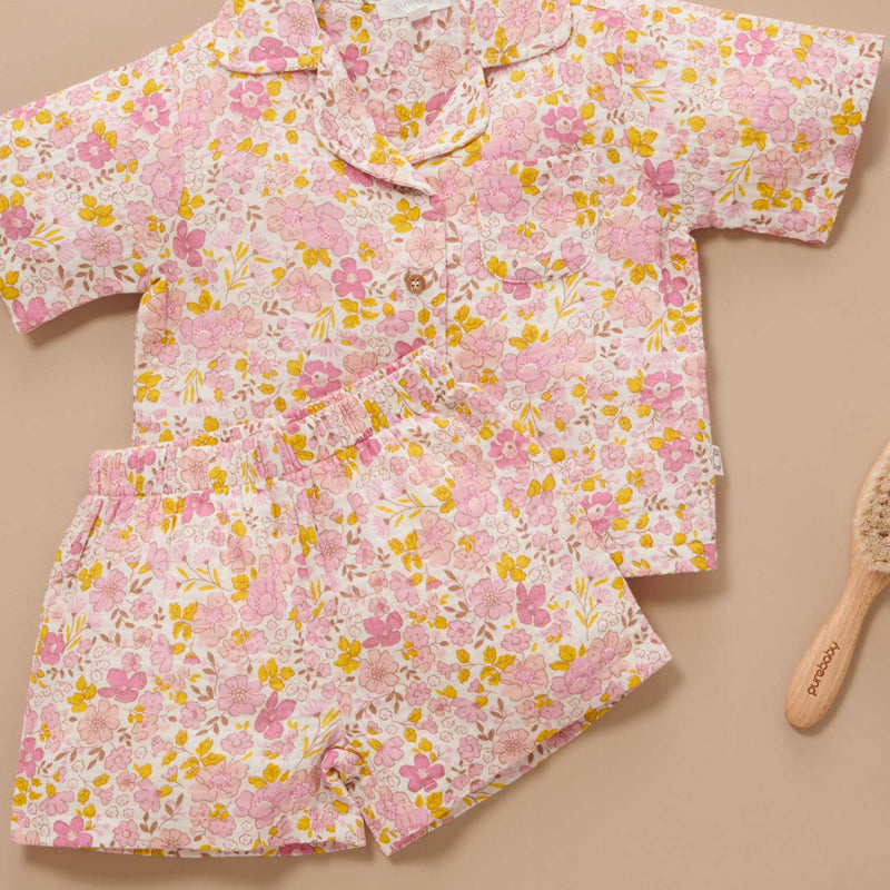organic cotton baby pyjama pj set