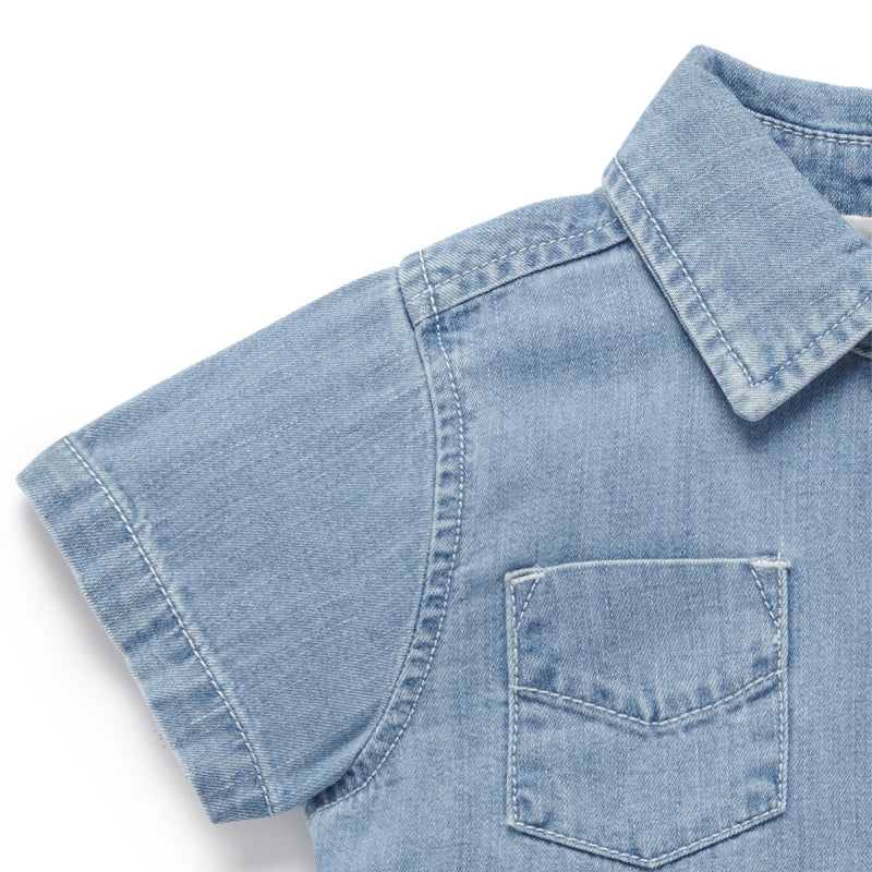 Denim Over Shirt