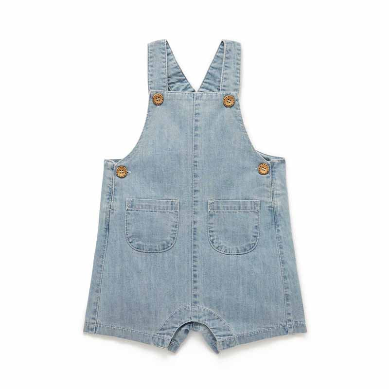 purebaby baby toddler denim overall