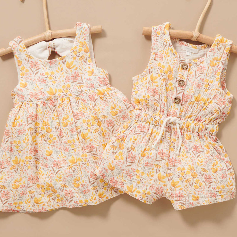 Desert Flower Bow Dress