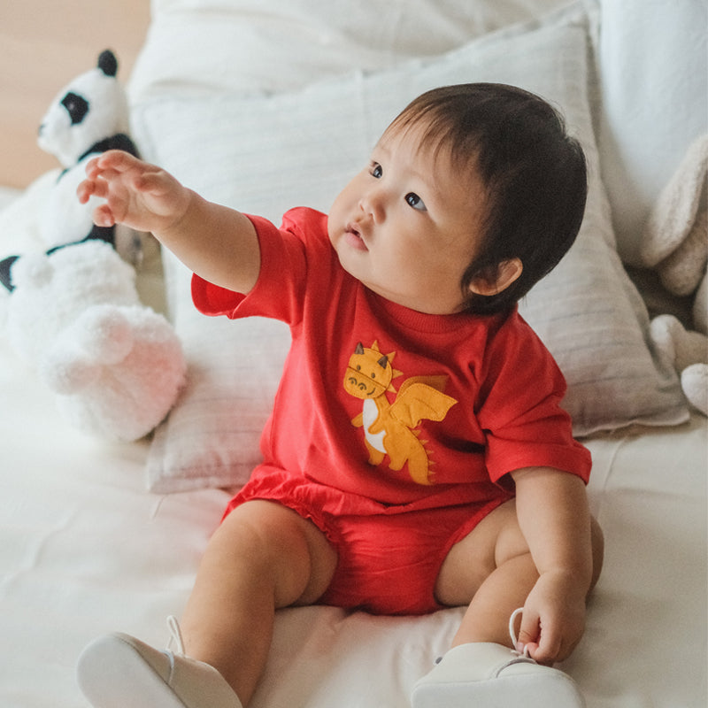 chinese new year dragon lunar new year dragon baby tee tshirt