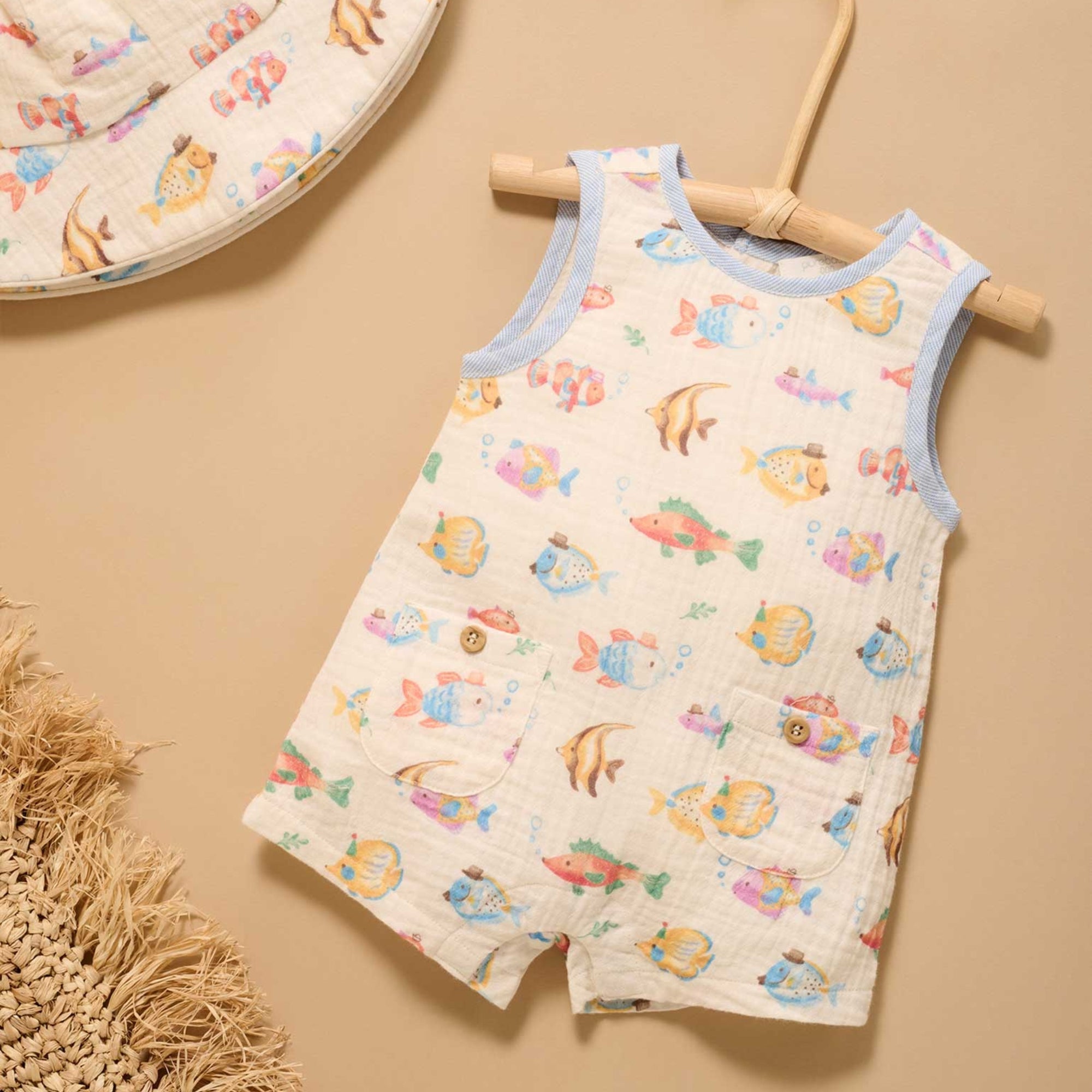 baby animal boy girl sleeveless