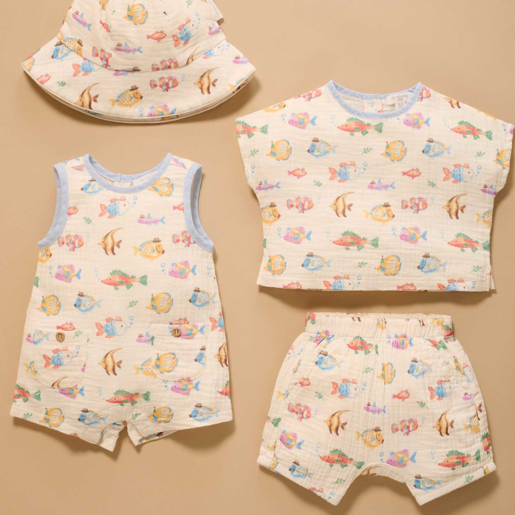 baby animal boy girl sleeveless