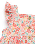 purebaby organic fsetive floral set baby girl floral outfit