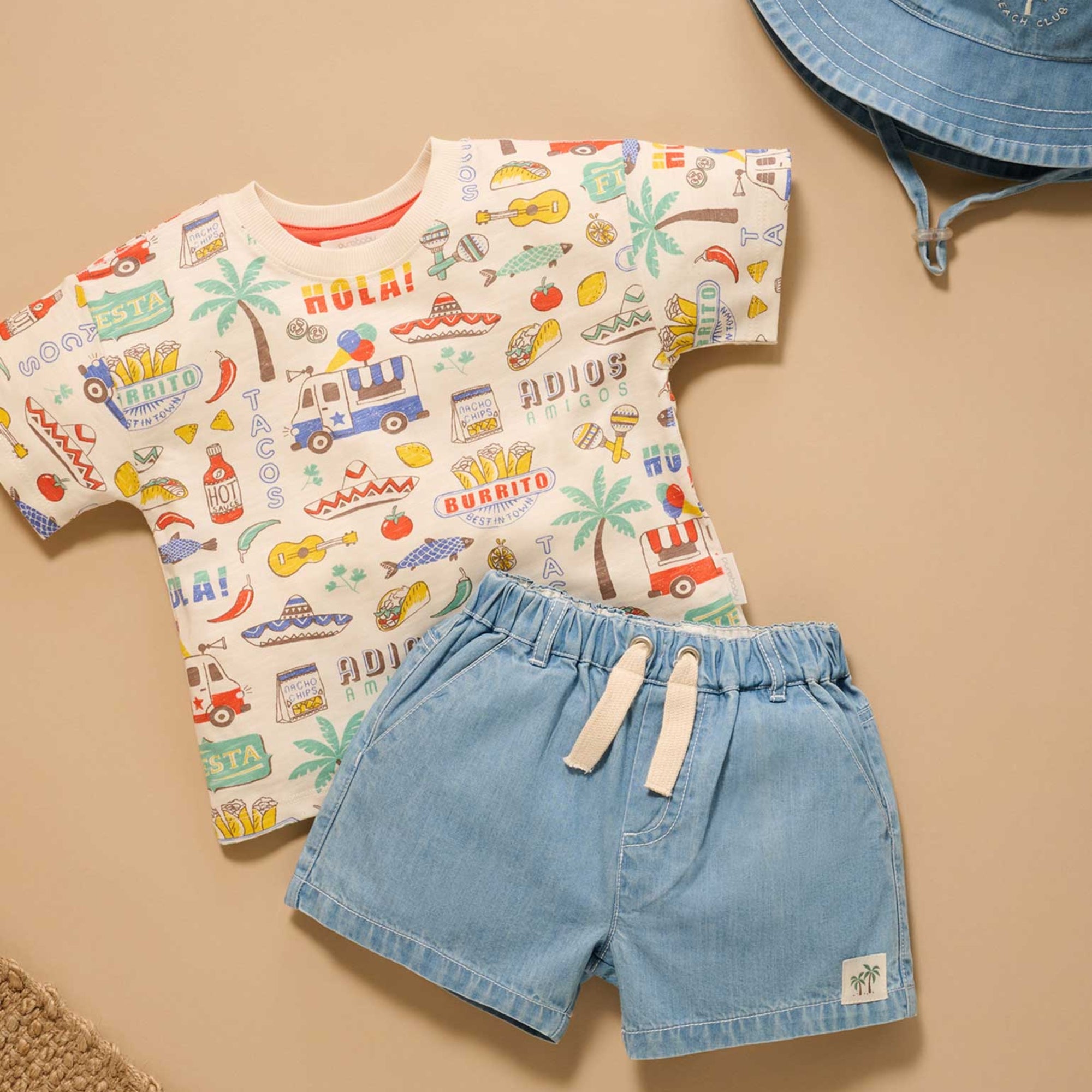 baby toddler kids summer ice crem van music shirt