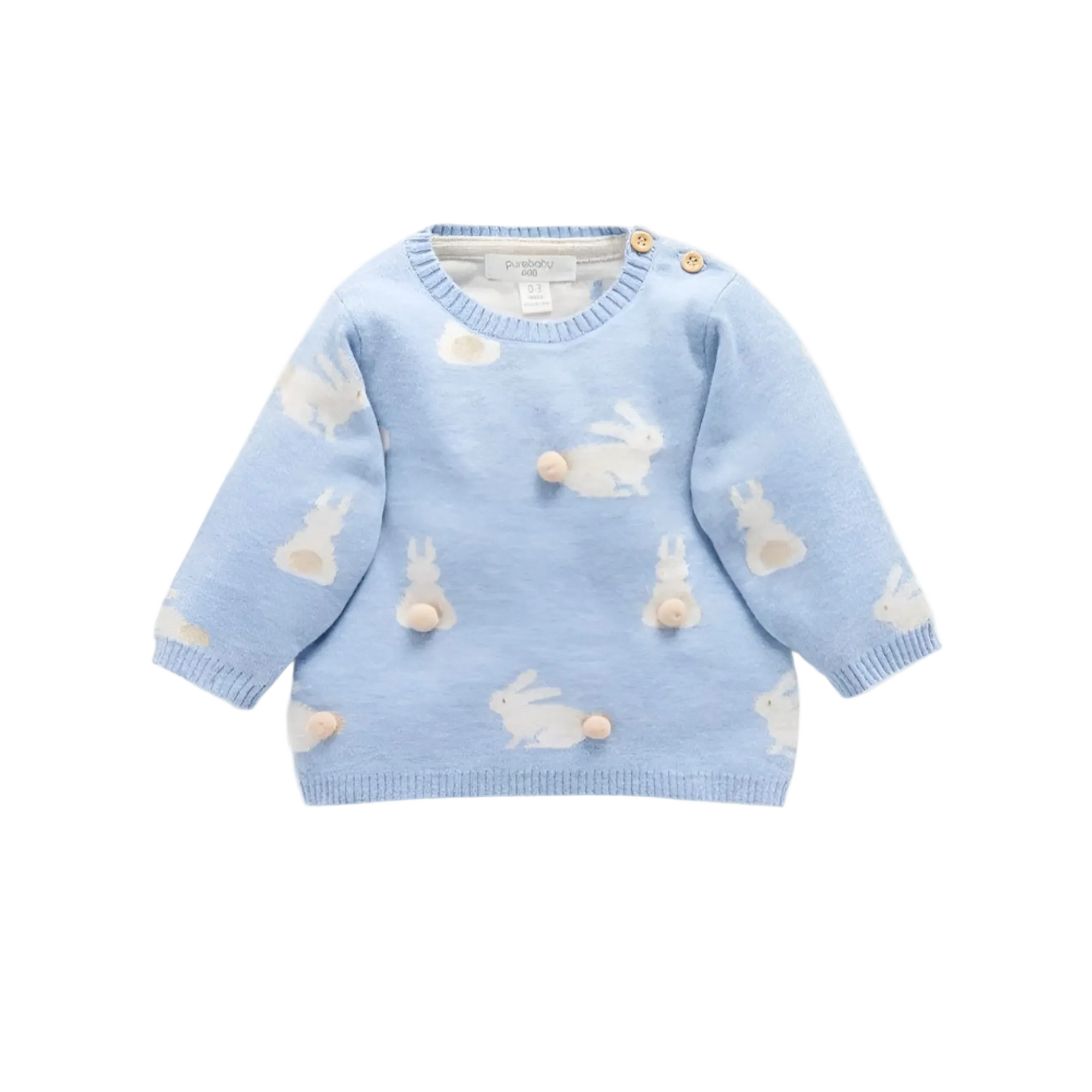 purebaby organic cotton wool jumper
