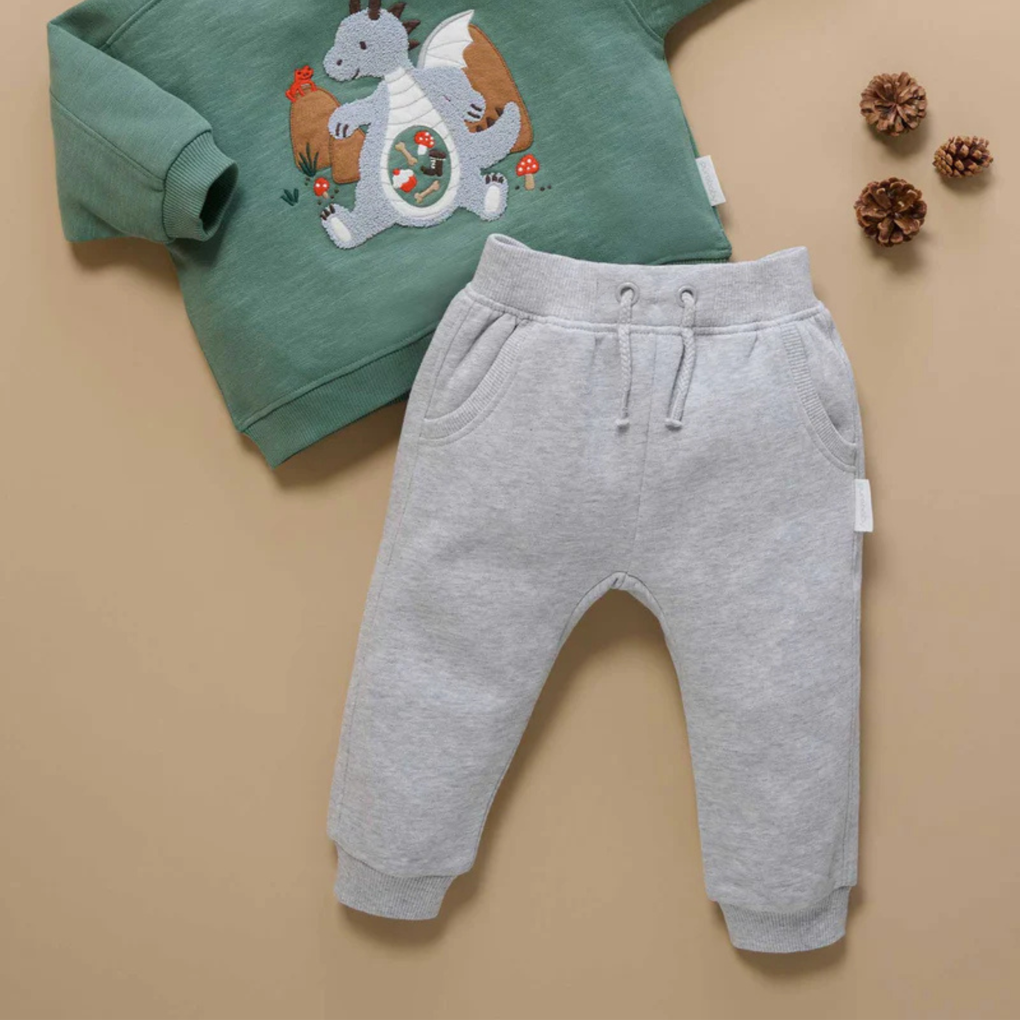 purebaby slouchy pants kids bottoms