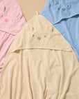Hooded Bear Towel | Pink