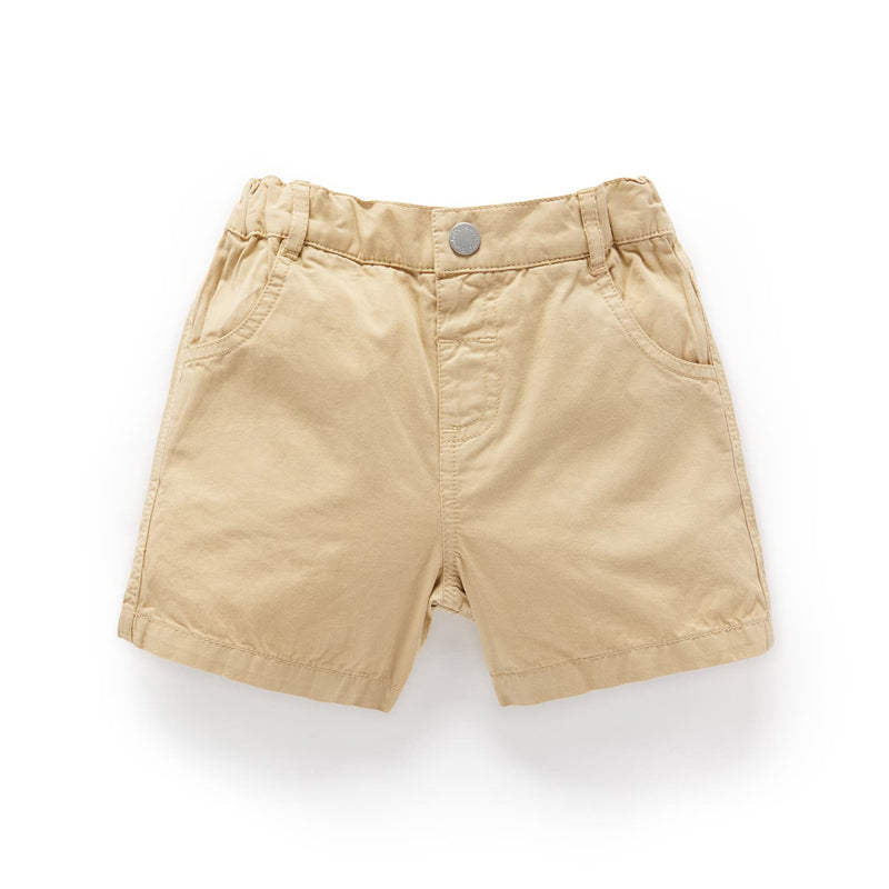 purebaby organic kids knee length shorts