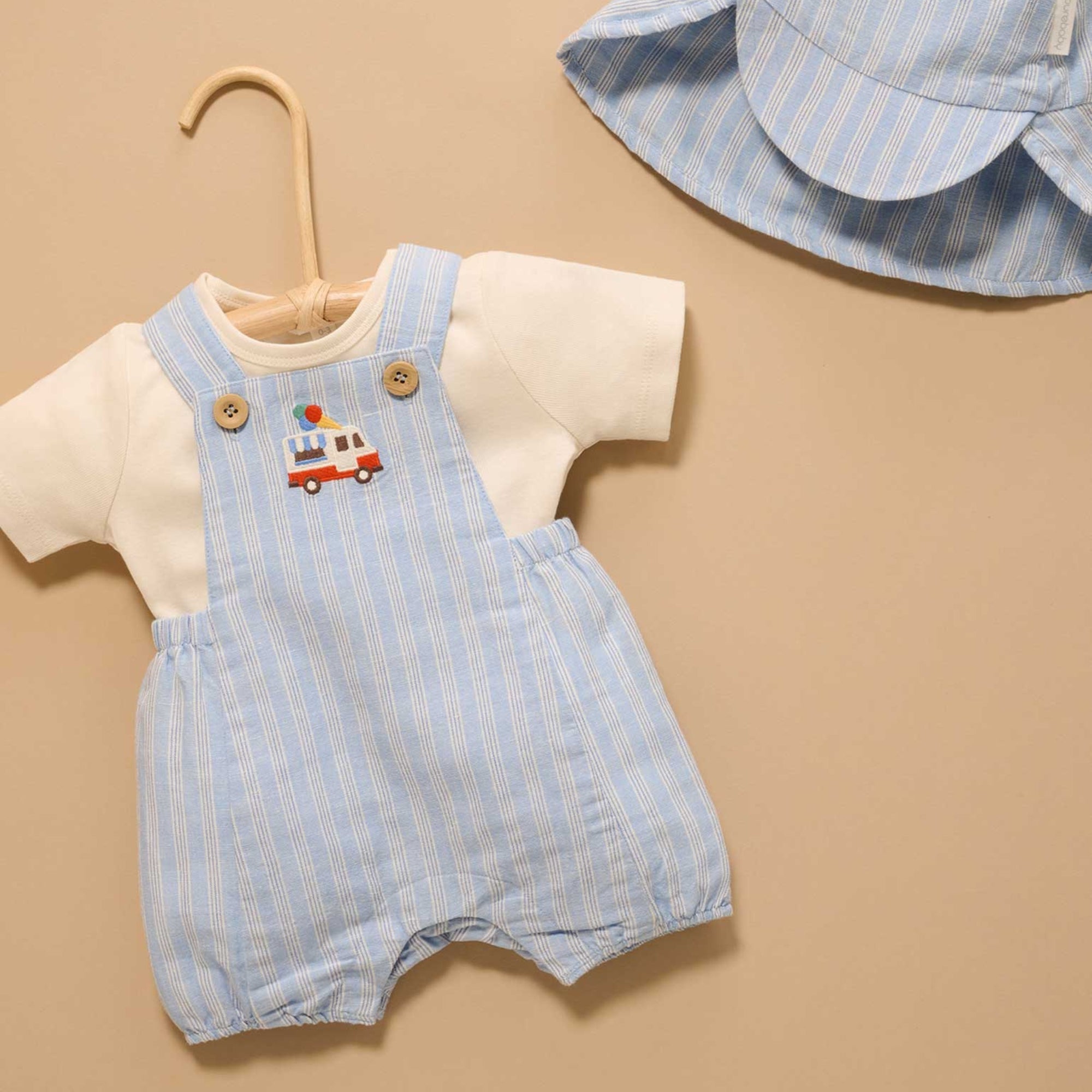 toddler baby romper white shirt stripe