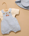 toddler baby romper white shirt stripe