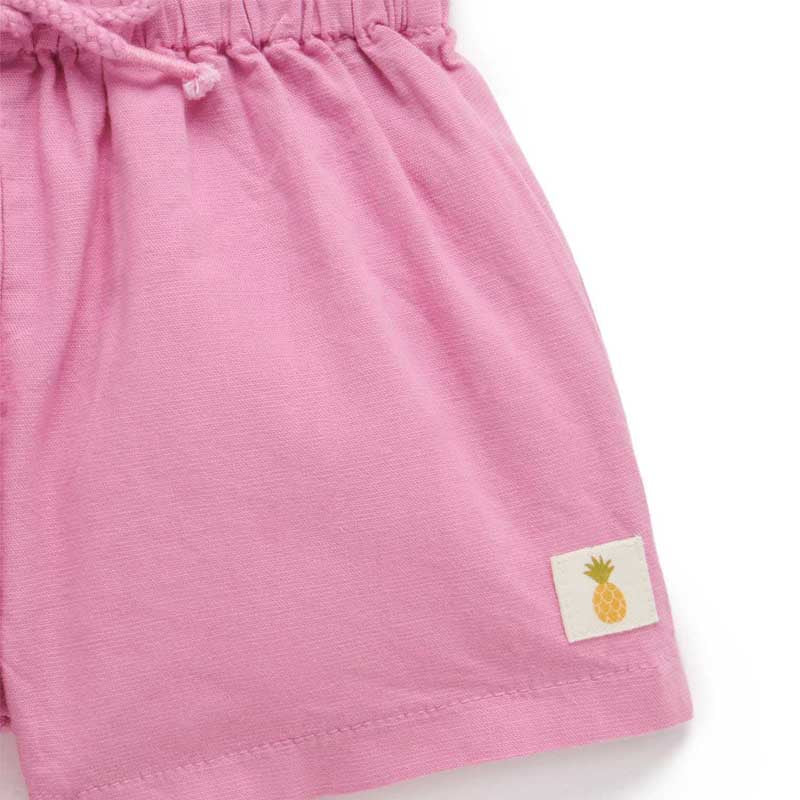 Linen Blend Shorts Fig