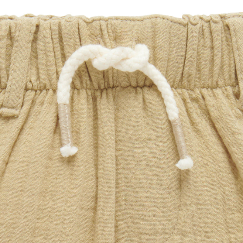 Purebaby Organic Crinkle Cotton Shorts Driftwood – Little Suite