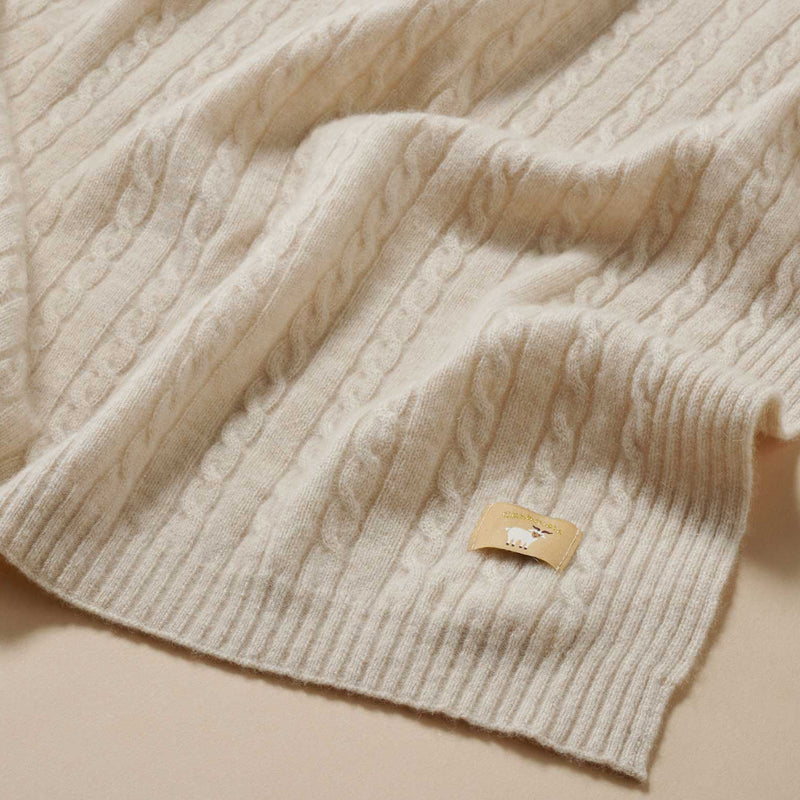 purebaby organic baby cashmere blanket camel beige