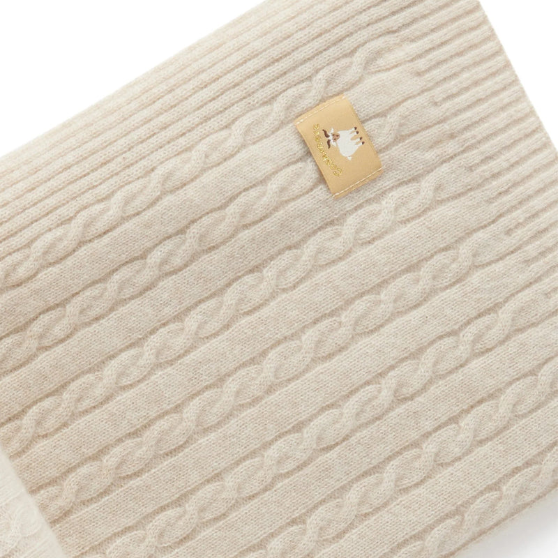 purebaby organic baby cashmere blanket camel beige