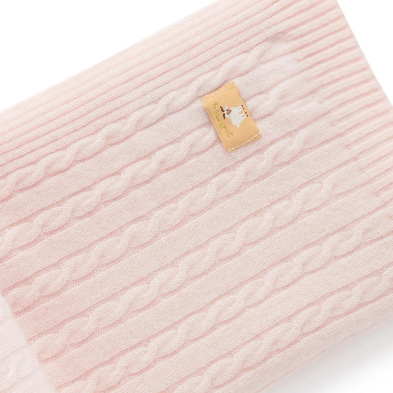 purebaby organic baby cashmere blanket pink