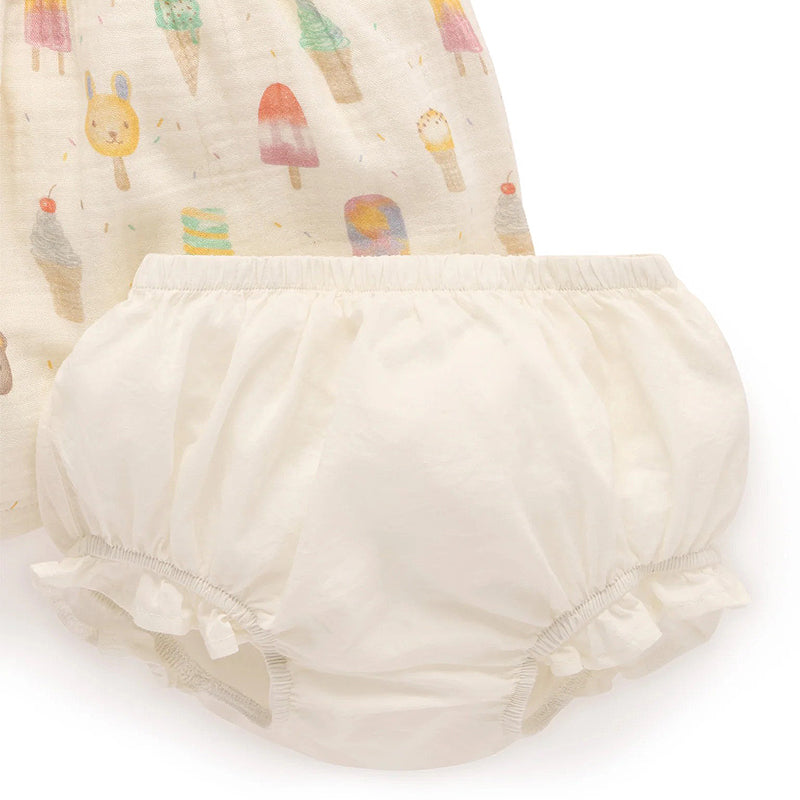 purebaby organic gelati dress baby dress kids dress