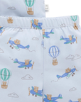 purebaby organic skies the limit button up pj set baby boy organic cotton clothes