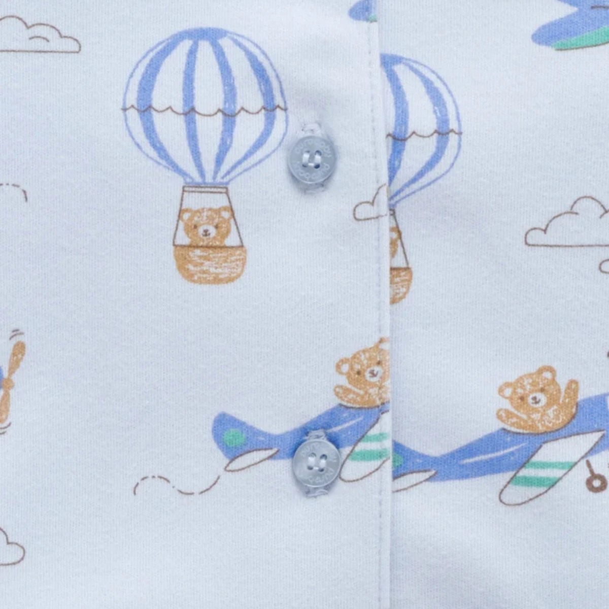 Skies The Limit Button Up PJ Set
