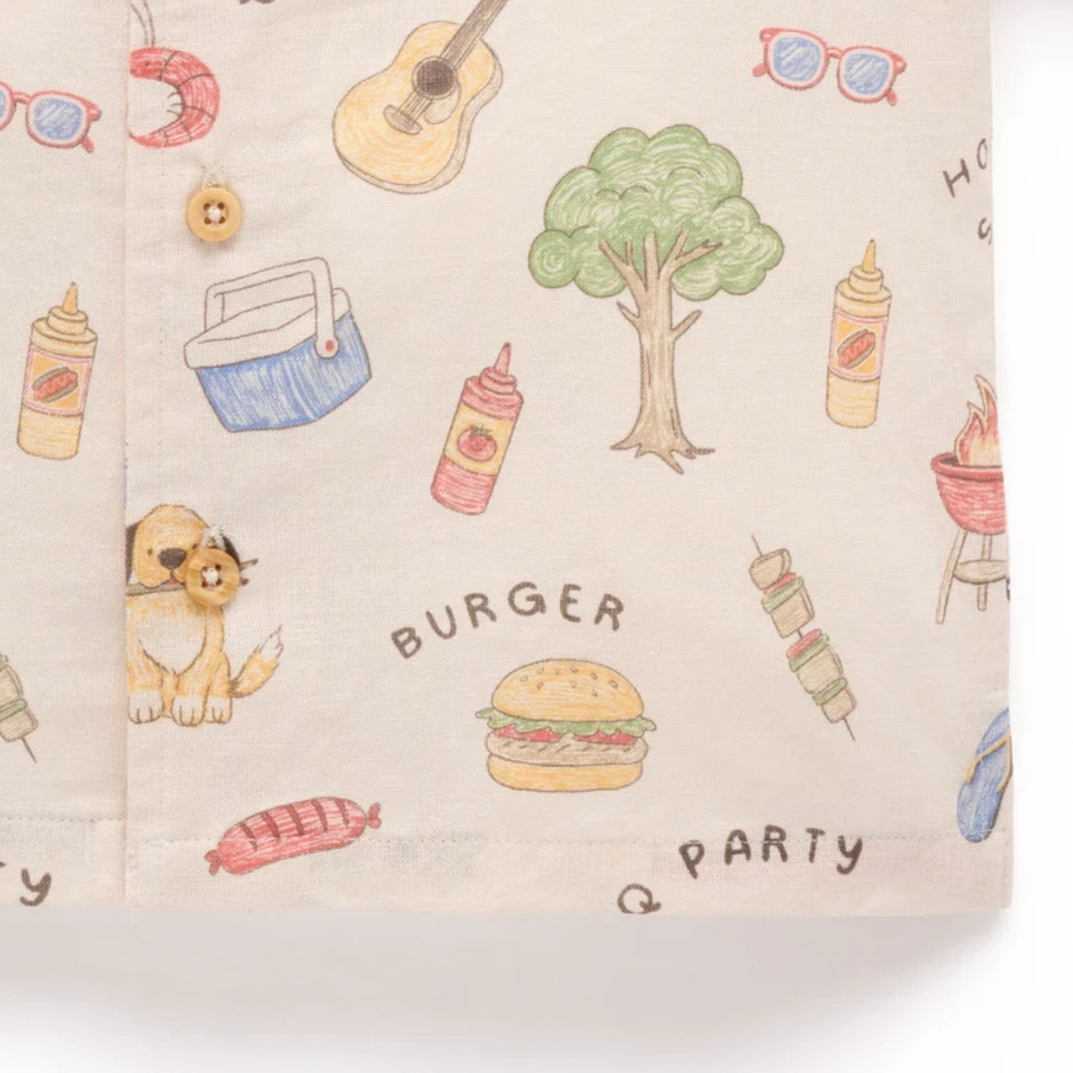 BBQ Linen Blend Shirt