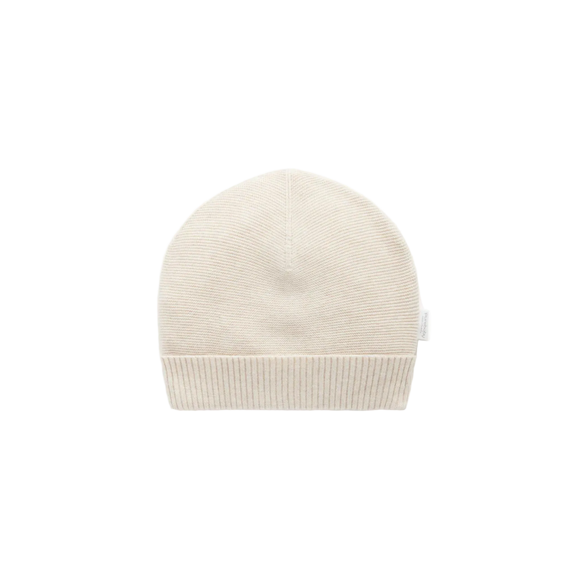 purebaby organic cotton newborn baby beanie hat