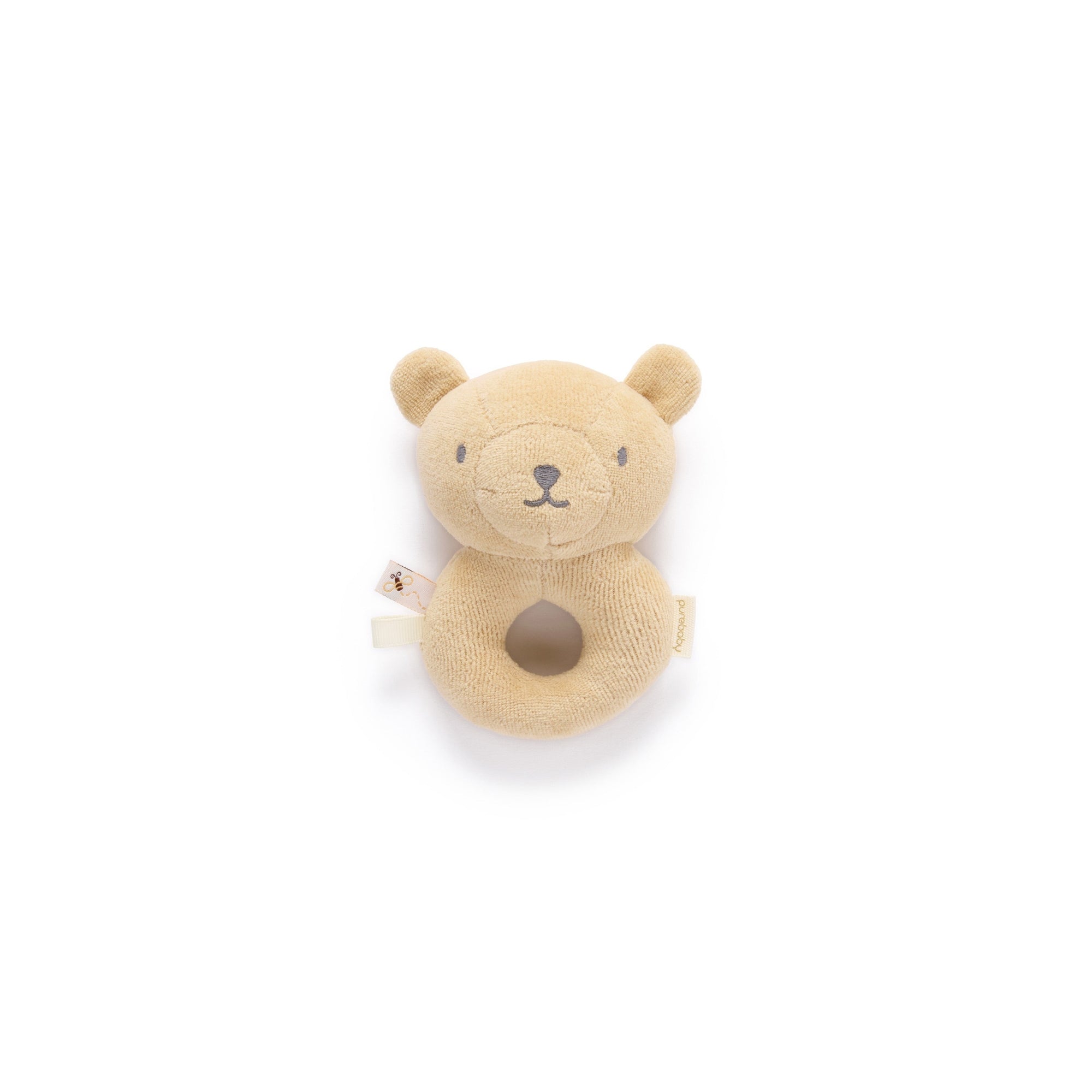 purebaby organic baby rattle toy