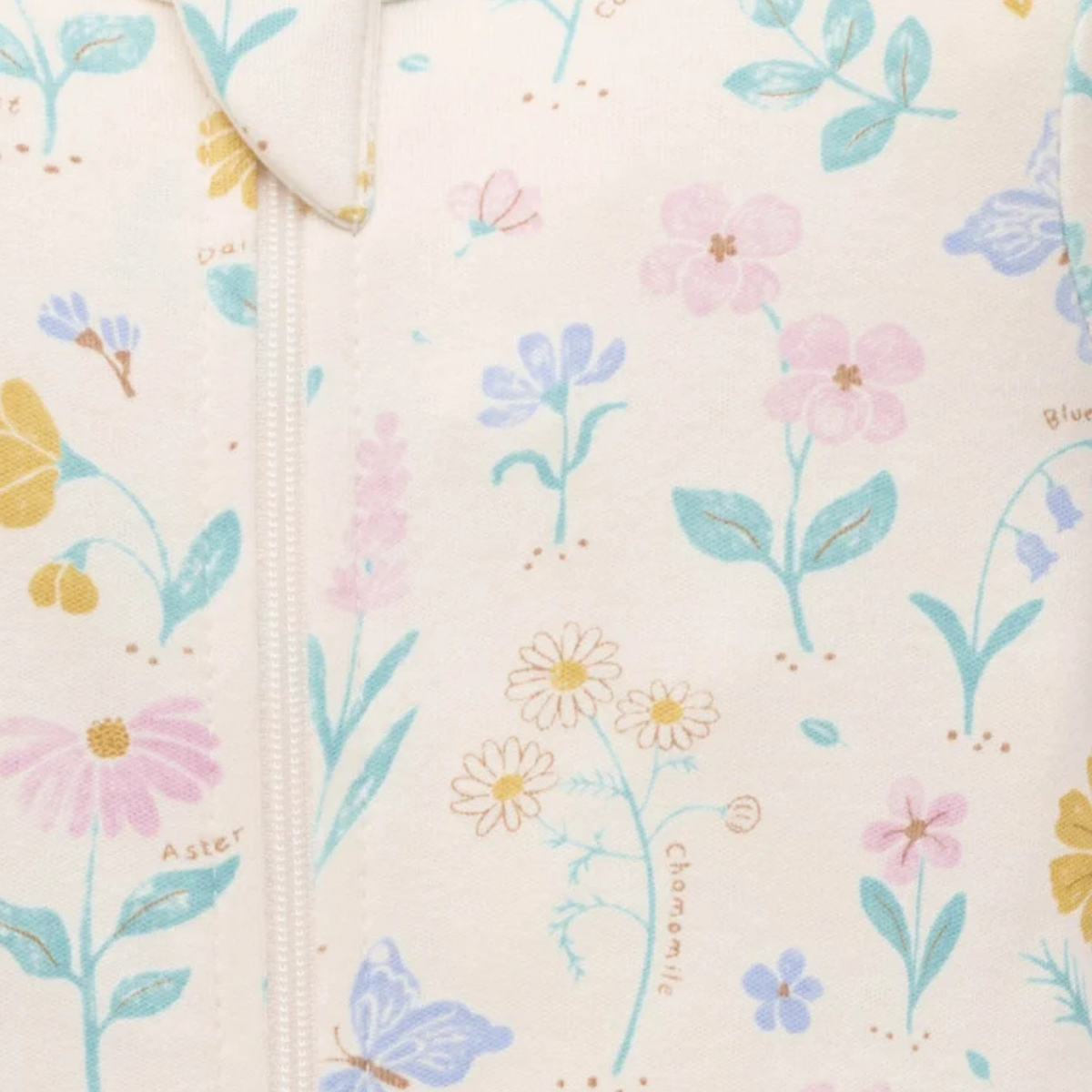 Bedtime Blooms Short PJ Growsuit