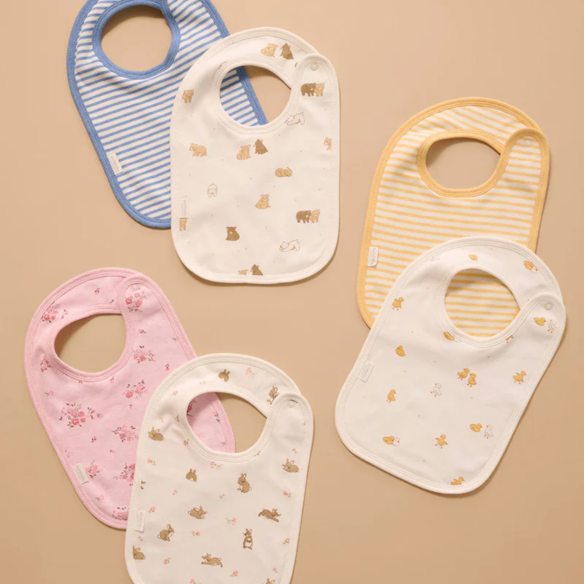 purebaby organic cotton baby bib