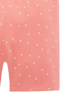 purebaby organic pink polka dot shorts girls