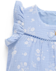 purebaby organic cotton baby clothes butterfly romper
