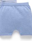 purebaby organic cotton knitted polo set baby boy