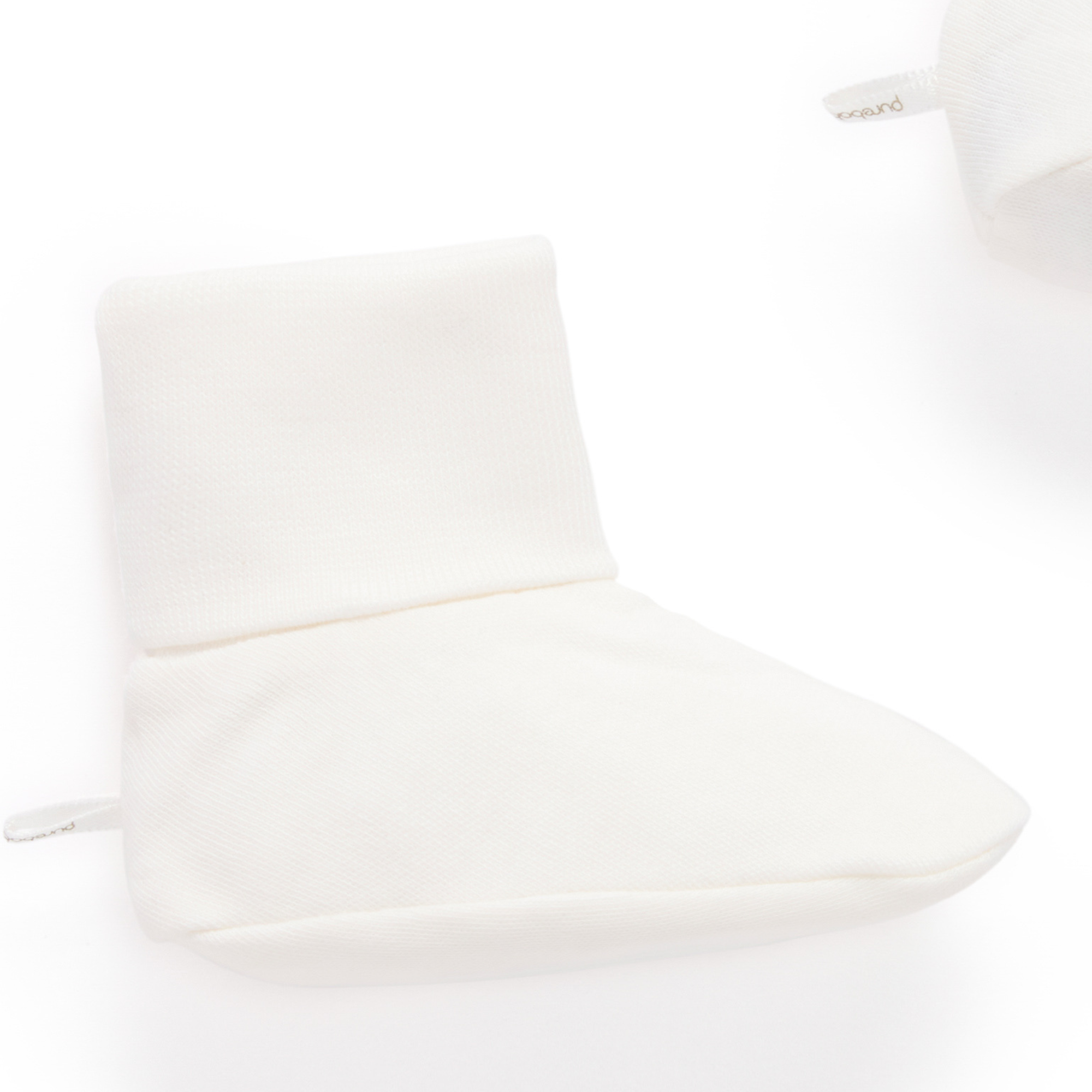 purebaby organic cotton newborn booties