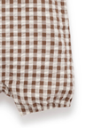 purebaby organic cotton brown ducky romper baby