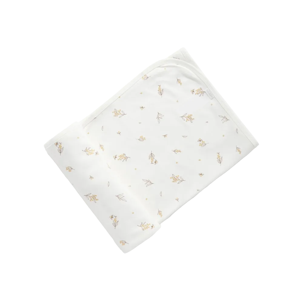 purebaby organic newborn swaddle blanket