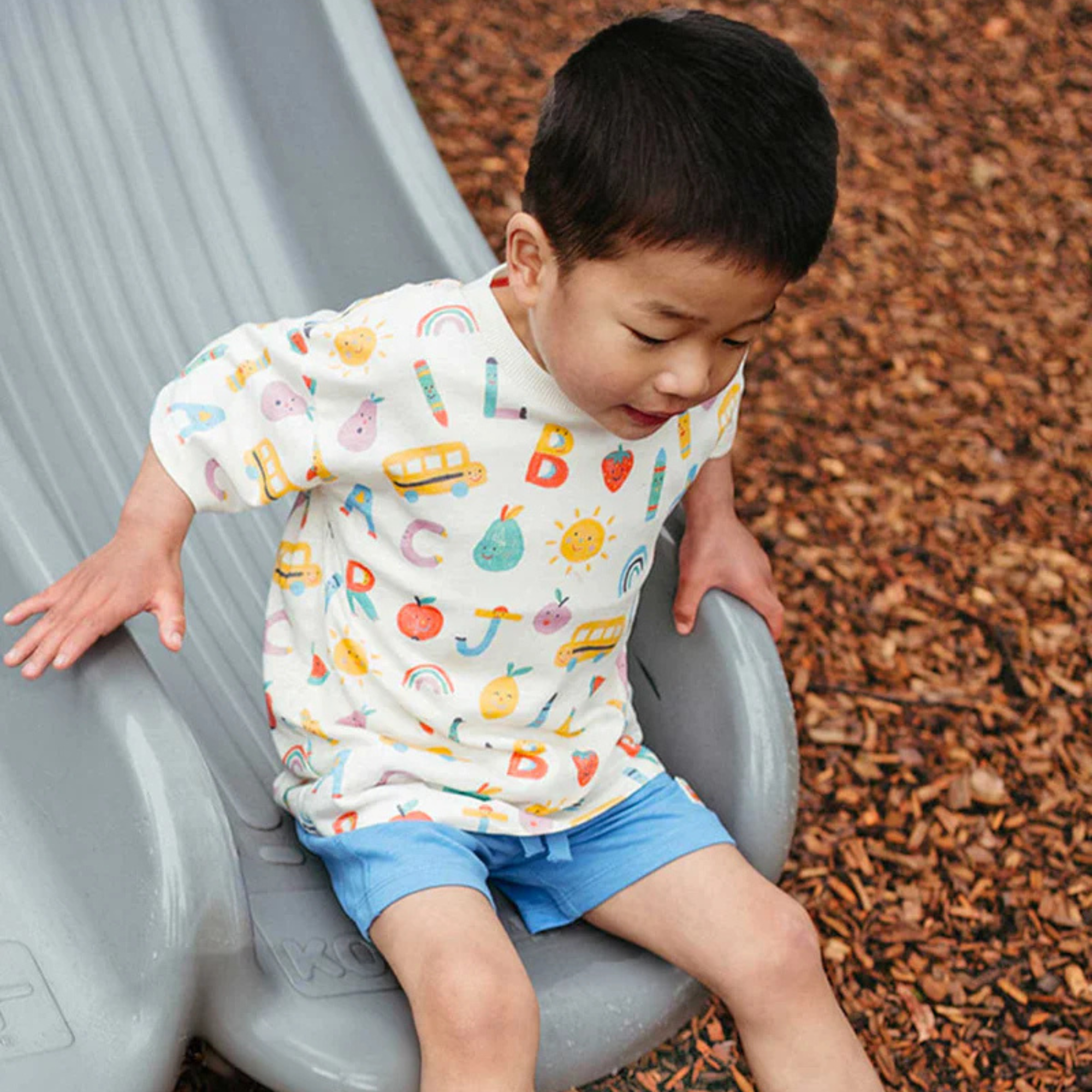 purebaby organic cotton kids shorts