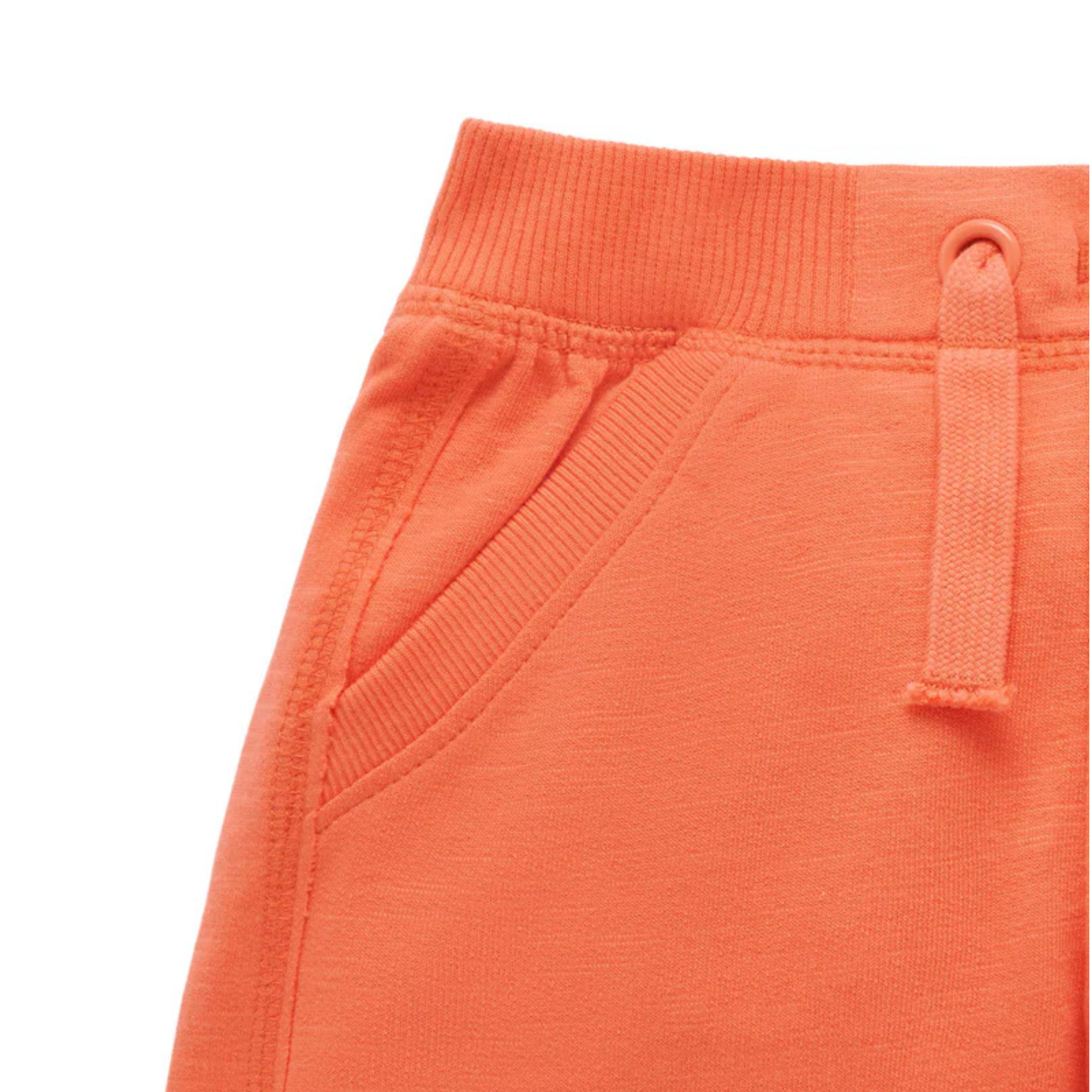 Orange Casual Shorts