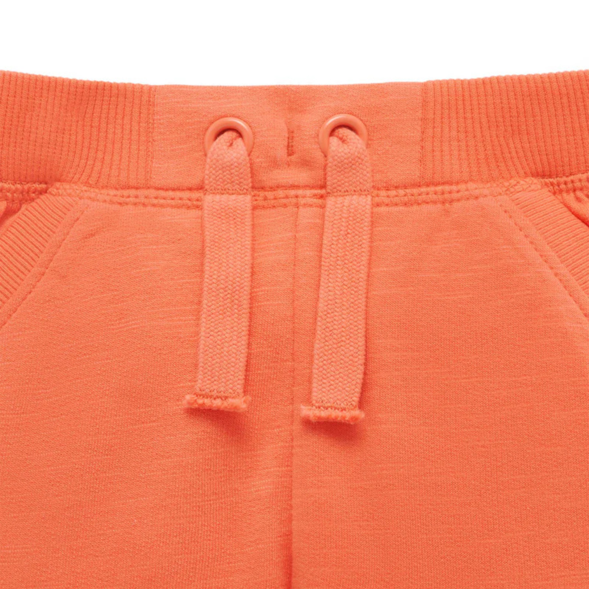 Orange Casual Shorts