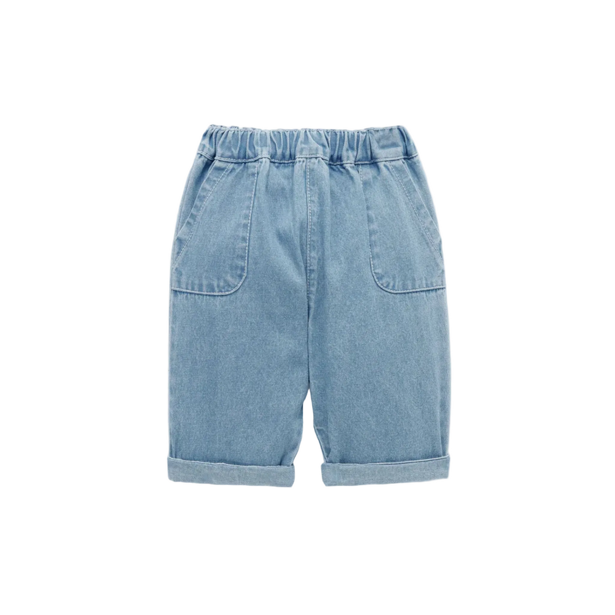 purebaby organic cotton chambray denim pants baby kids clothes