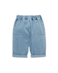 purebaby organic cotton chambray denim pants baby kids clothes