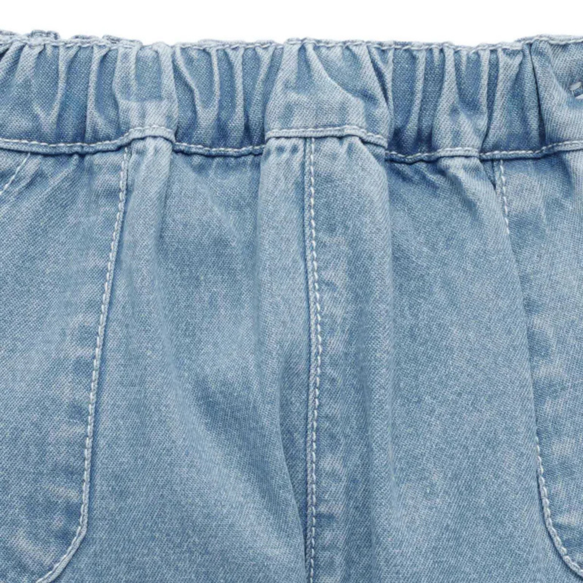 purebaby organic cotton chambray denim pants baby kids clothes