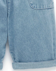 purebaby organic cotton chambray denim pants baby kids clothes
