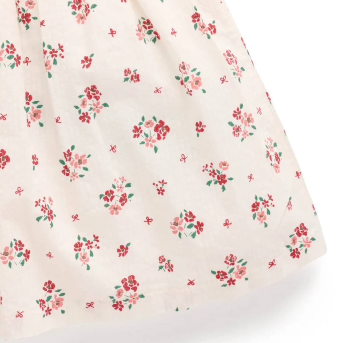 Red Roses Festive Floral Dress