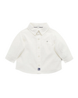purebaby organic cotton white shirt boy